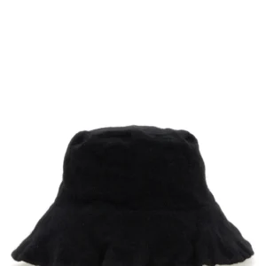 Comme Des Garcons Textured Wide-Brim Bucket Hat